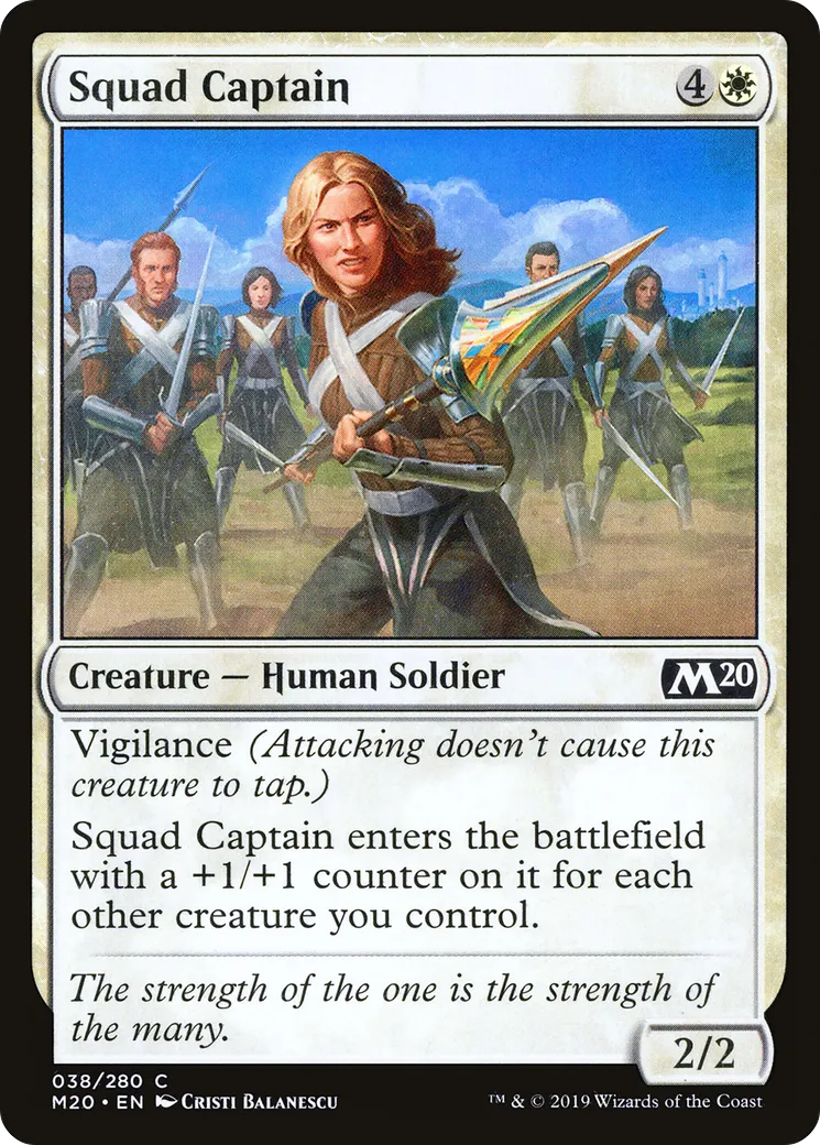 Squad Captain — Core Set 2020 — Magic: The Gathering