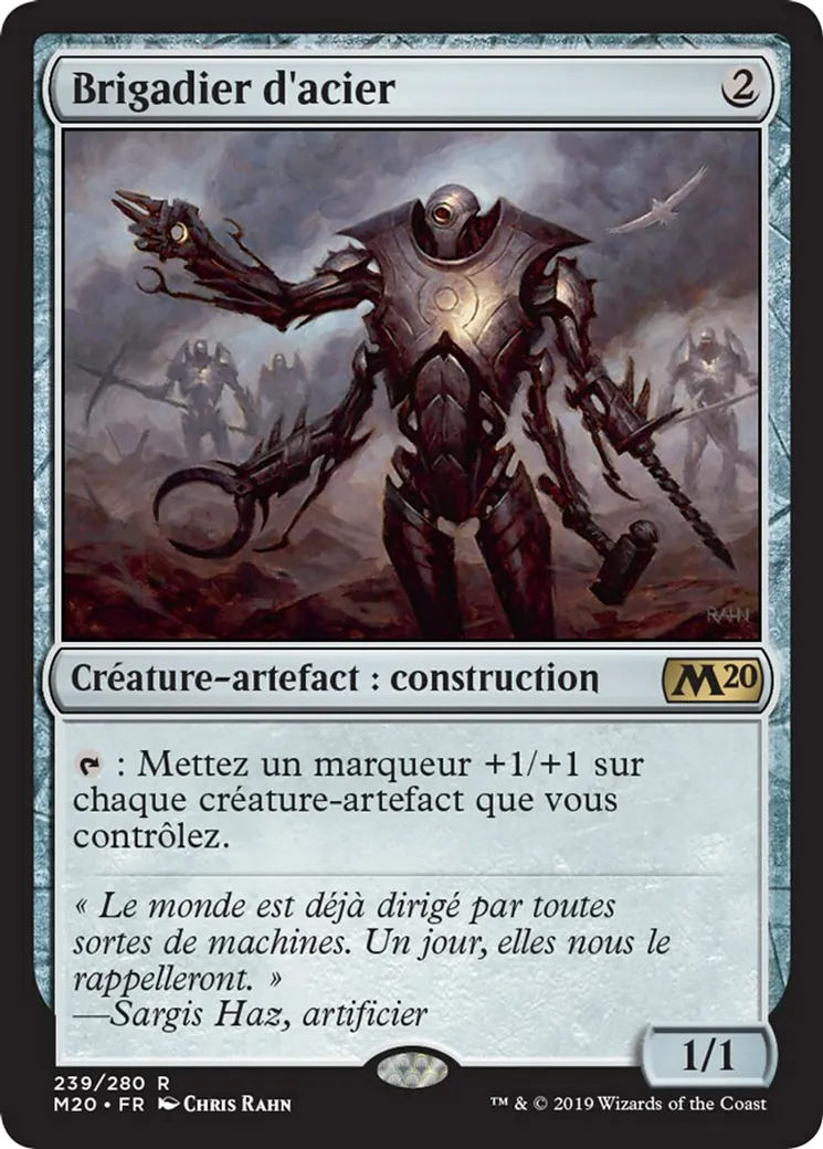 Brigadier d'acier — Core Set 2020 — Magic: The Gathering