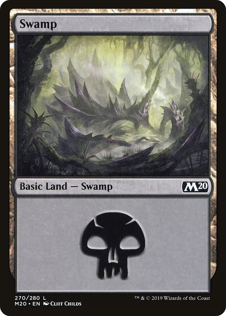 Swamp — Core Set 2020 — Magic: The Gathering