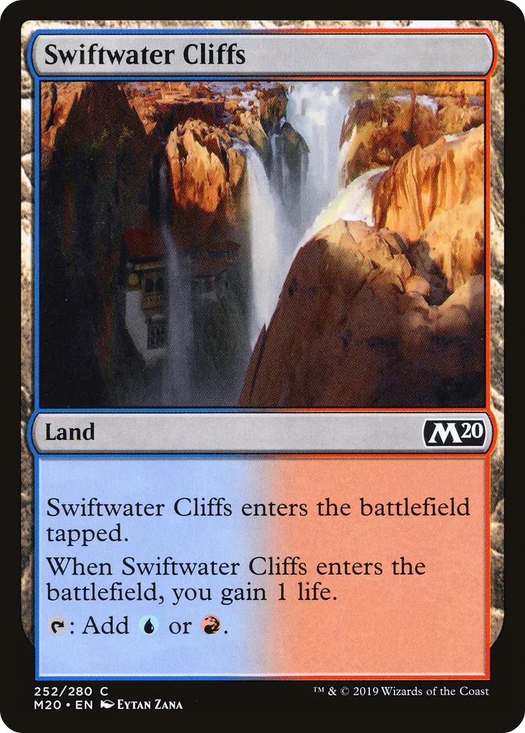 Falaises des eaux vives — Core Set 2020 — Magic: The Gathering