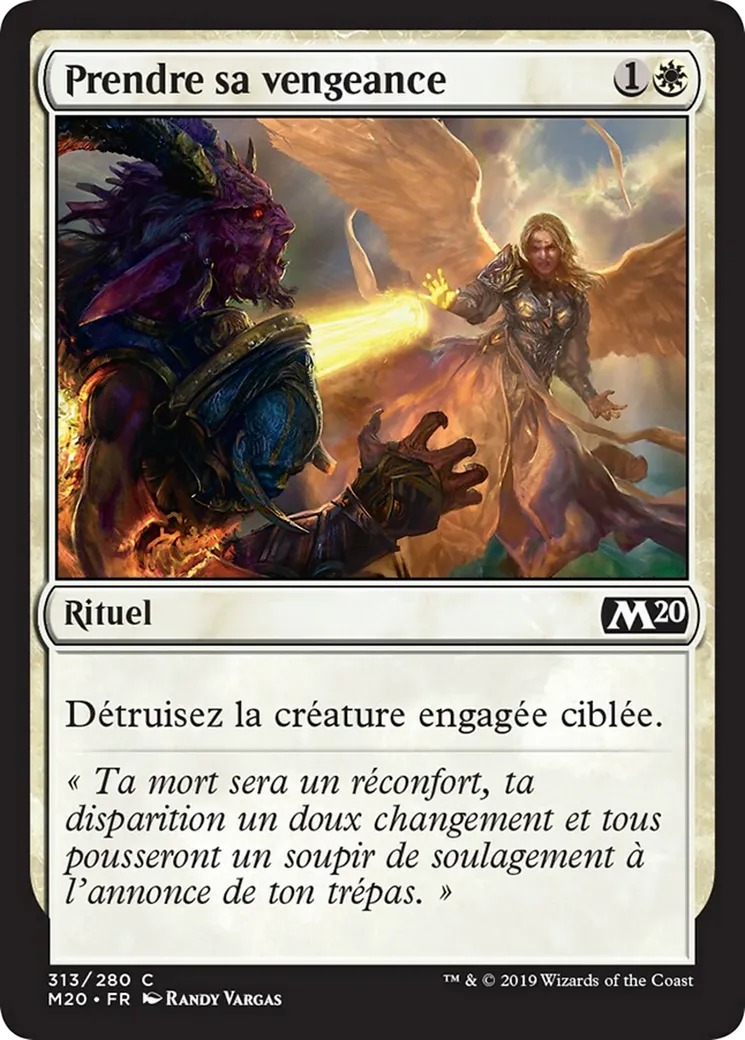 Prendre sa vengeance — Core Set 2020 — Magic: The Gathering