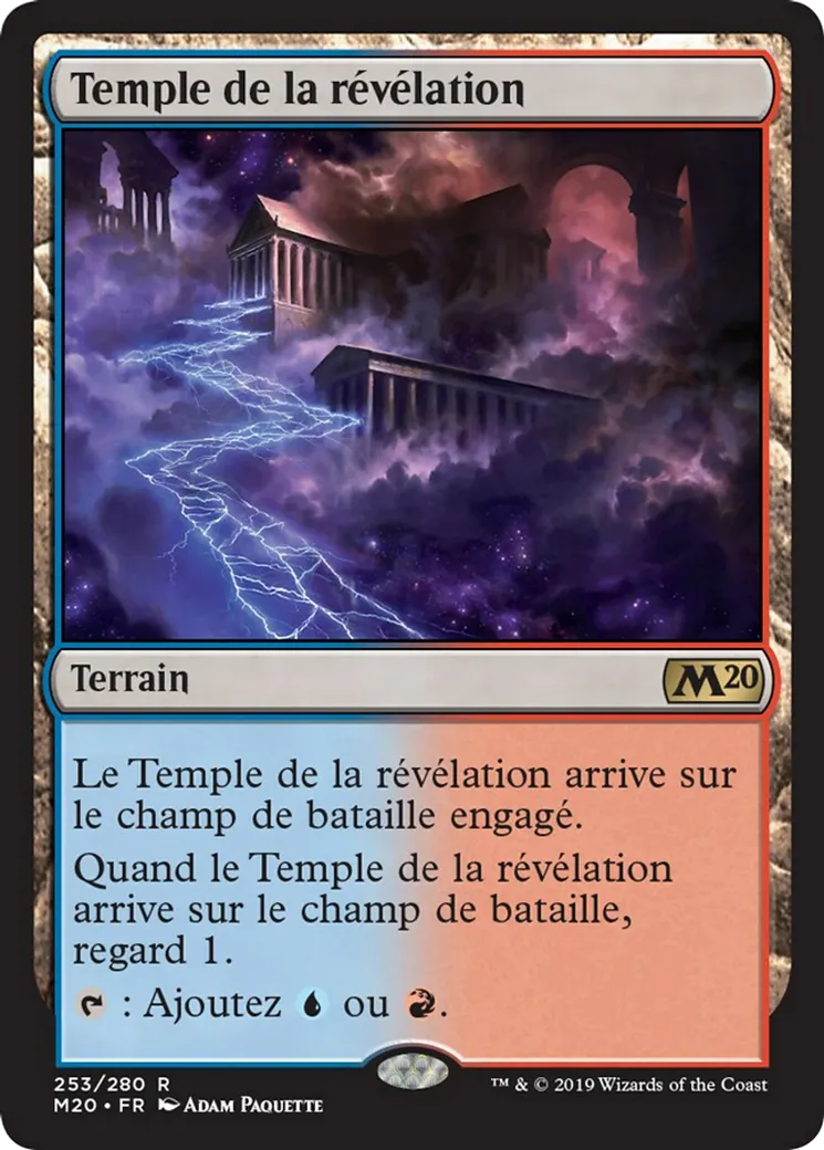 Temple de la révélation — Core Set 2020 — Magic: The Gathering