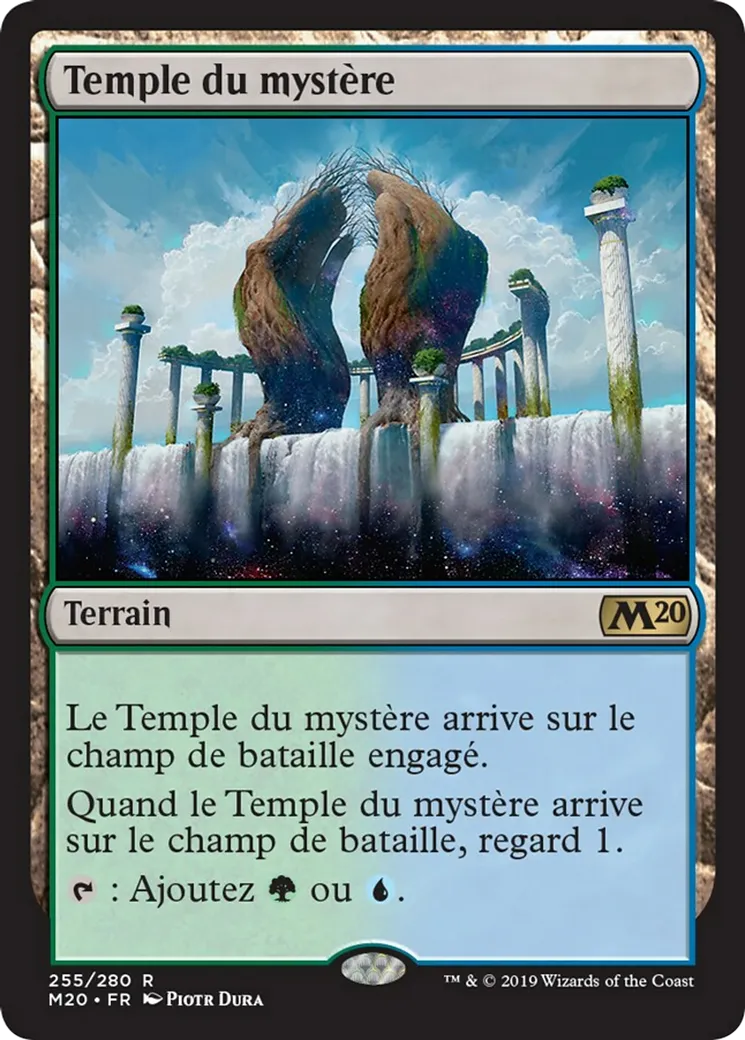 Temple du mystère — Core Set 2020 — Magic: The Gathering