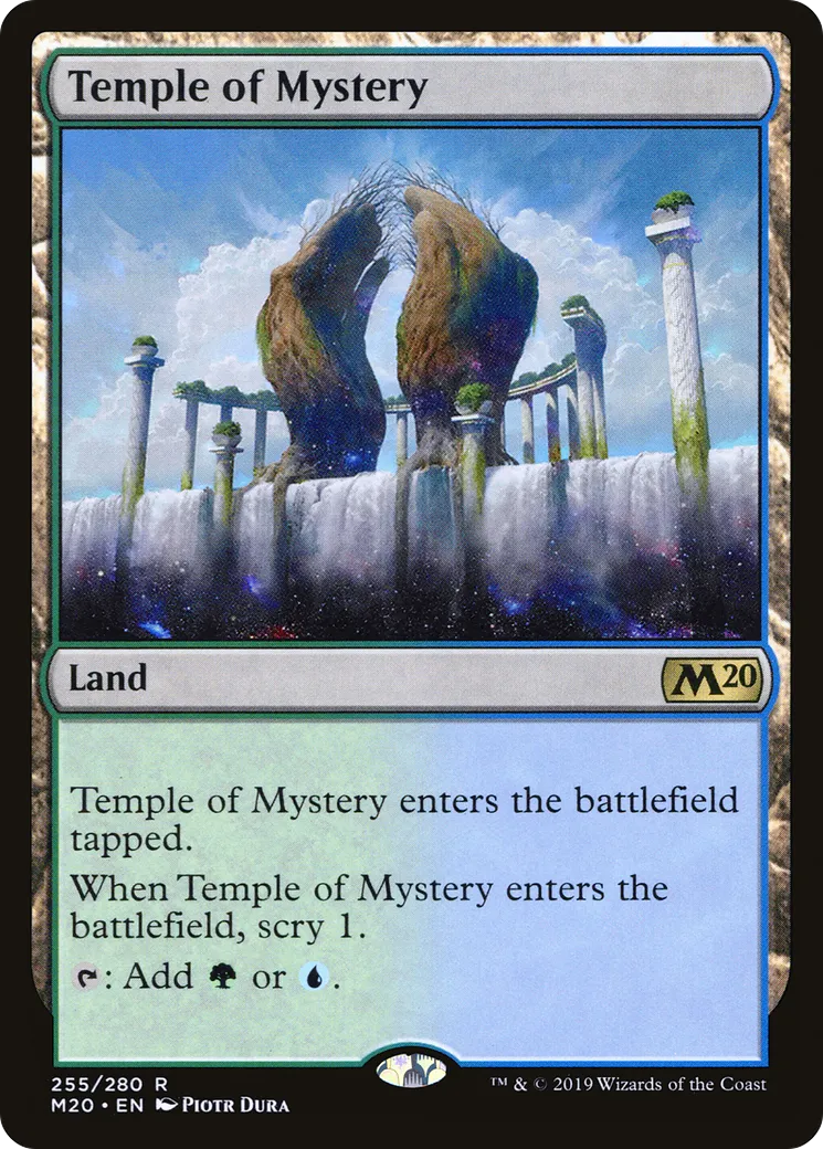 Temple of Mystery — Core Set 2020 — Magic: The Gathering