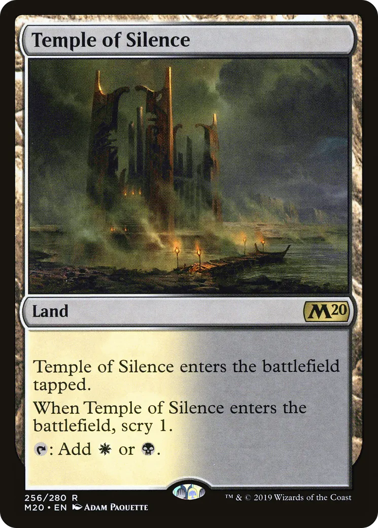 Temple of Silence — Core Set 2020 — Magic: The Gathering