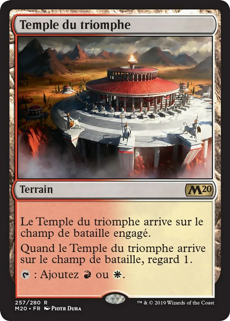 Temple du triomphe — Core Set 2020 — Magic: The Gathering