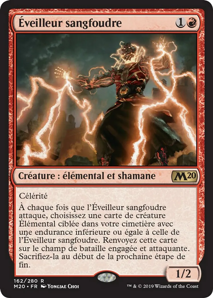 Éveilleur sangfoudre — Core Set 2020 — Magic: The Gathering