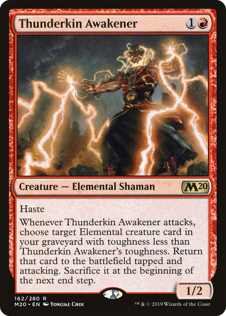 Thunderkin Awakener — Core Set 2020 — Magic: The Gathering