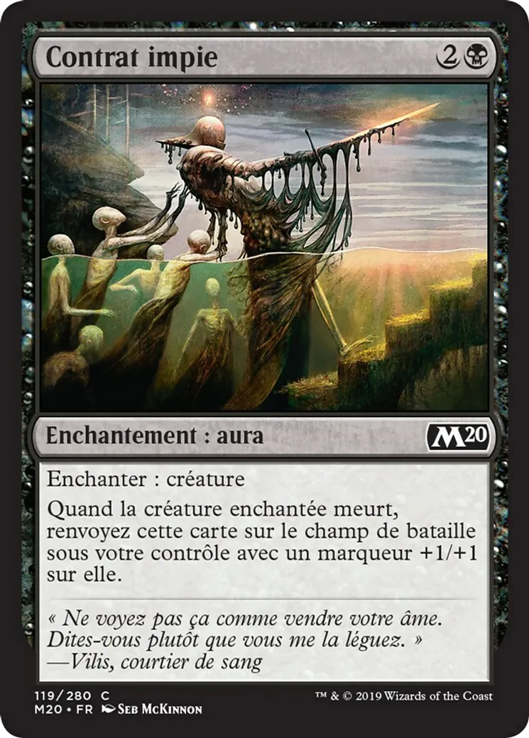 Contrat impie — Core Set 2020 — Magic: The Gathering
