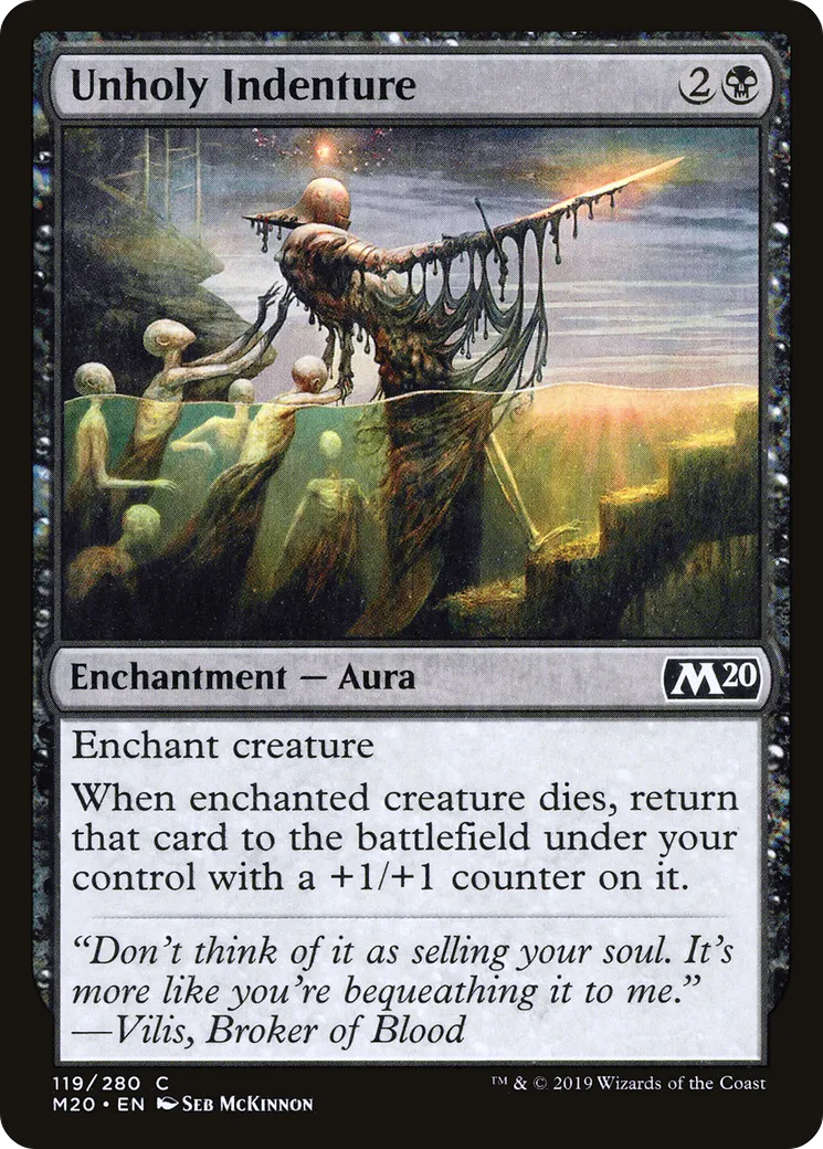 Unholy Indenture — Core Set 2020 — Magic: The Gathering