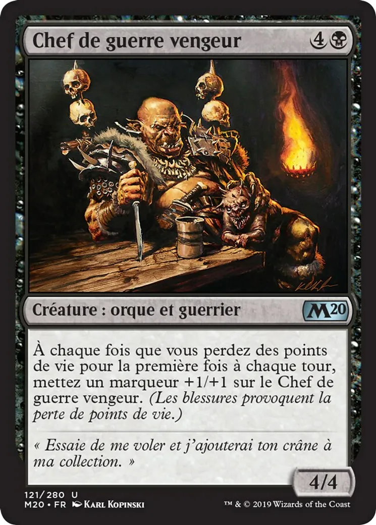 Chef de guerre vengeur — Core Set 2020 — Magic: The Gathering