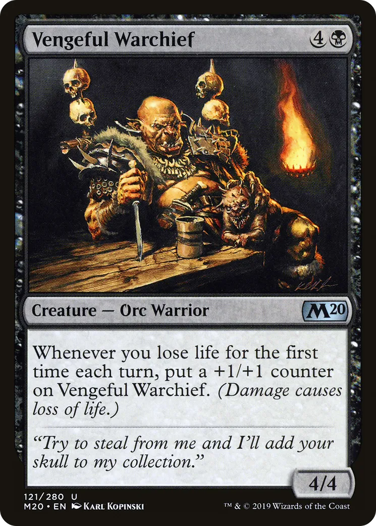 Chef de guerre vengeur — Core Set 2020 — Magic: The Gathering