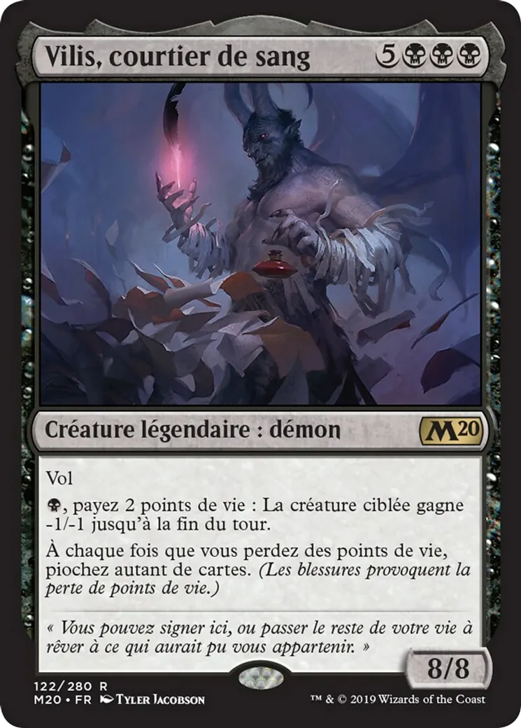 Vilis, courtier de sang — Core Set 2020 — Magic: The Gathering