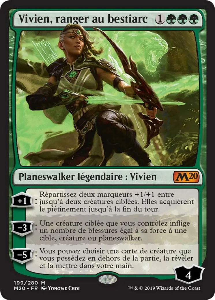 Vivien, ranger au bestiarc — Core Set 2020 — Magic: The Gathering