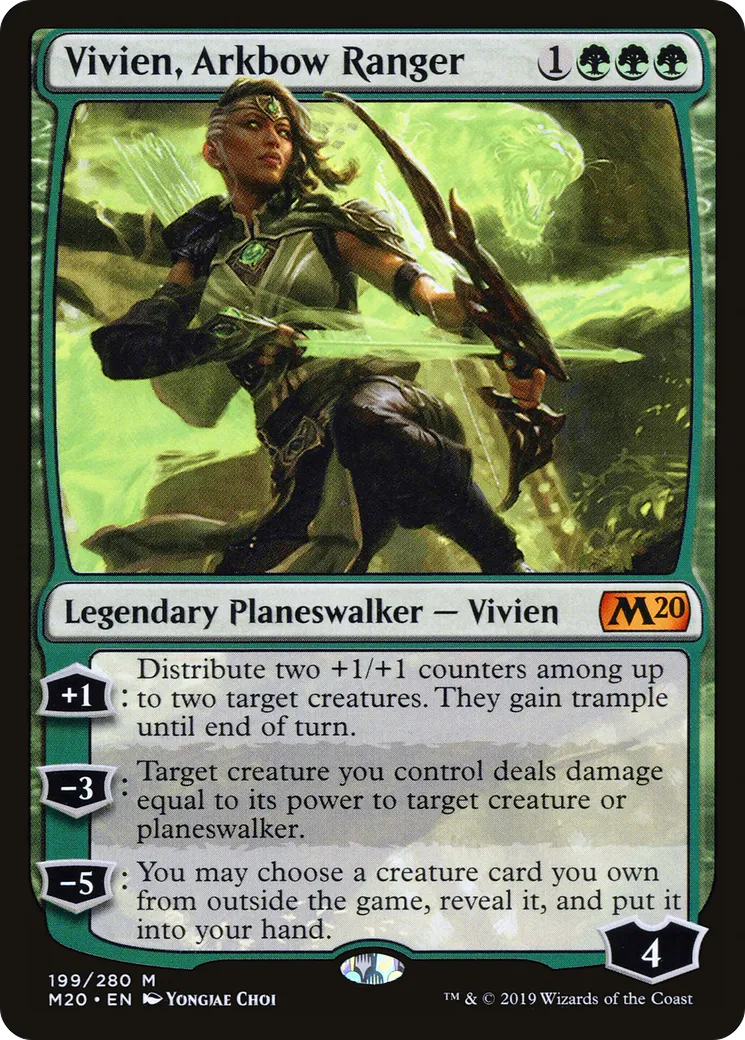 Vivien, Arkbow Ranger — Core Set 2020 — Magic: The Gathering