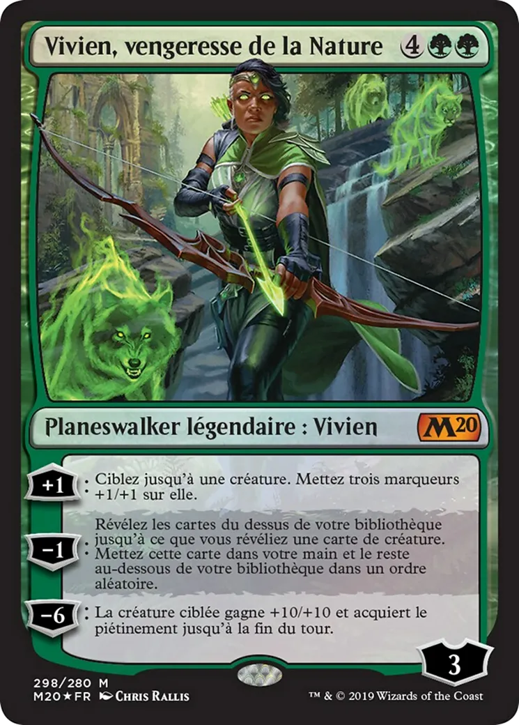 Vivien, vengeresse de la Nature — Core Set 2020 — Magic: The Gathering
