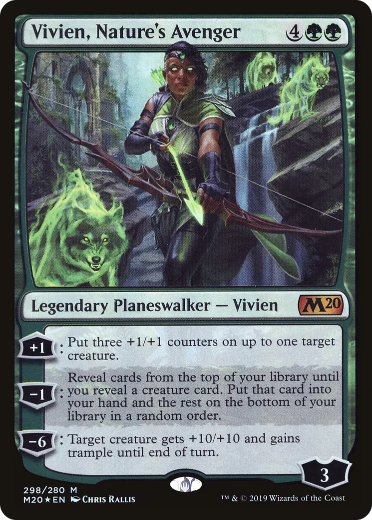 Vivien, Nature's Avenger — Core Set 2020 — Magic: The Gathering