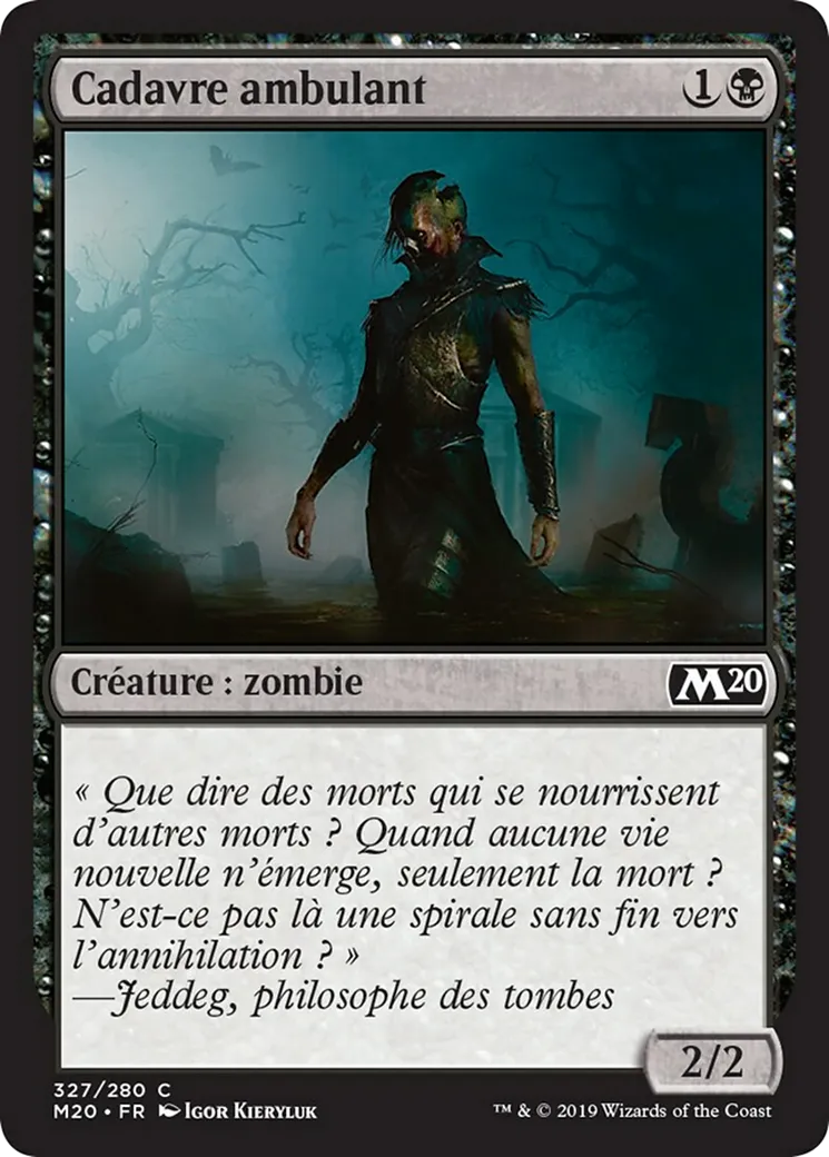 Cadavre ambulant — Core Set 2020 — Magic: The Gathering