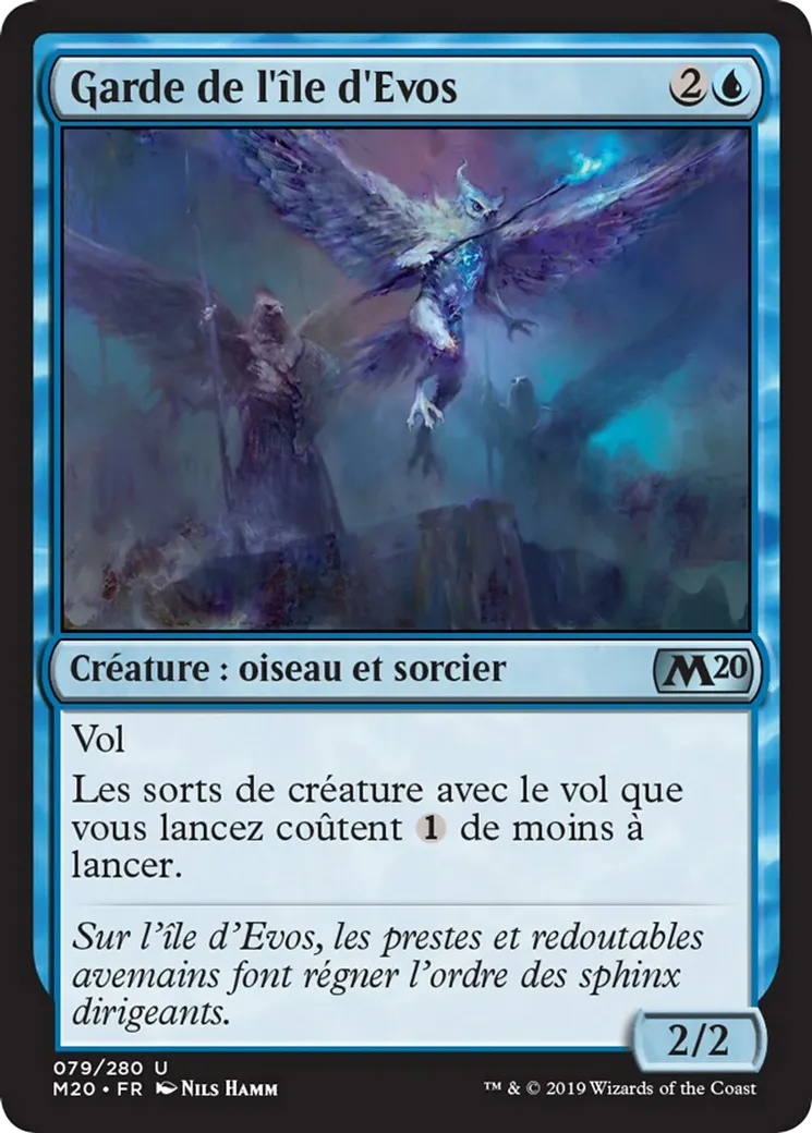 Garde de l'île d'Evos — Core Set 2020 — Magic: The Gathering