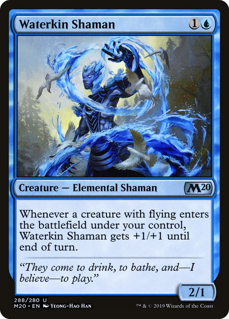 Waterkin Shaman — Core Set 2020 — Magic: The Gathering