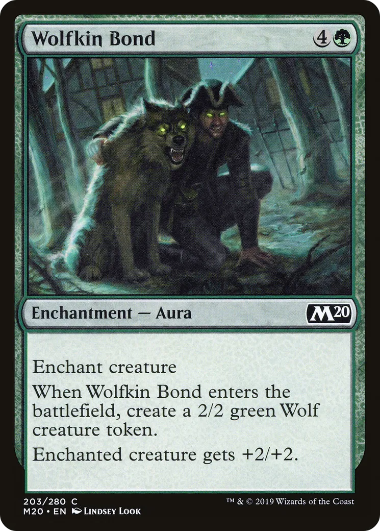 Wolfkin Bond — Core Set 2020 — Magic: The Gathering