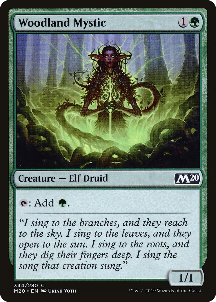 Woodland Mystic — Core Set 2020 — Magic: The Gathering