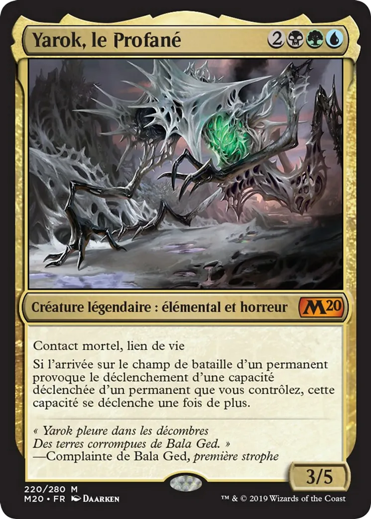 Yarok, le Profané — Core Set 2020 — Magic: The Gathering