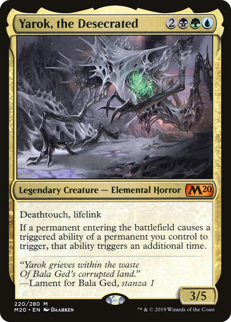 Yarok, the Desecrated — Core Set 2020 — Magic: The Gathering