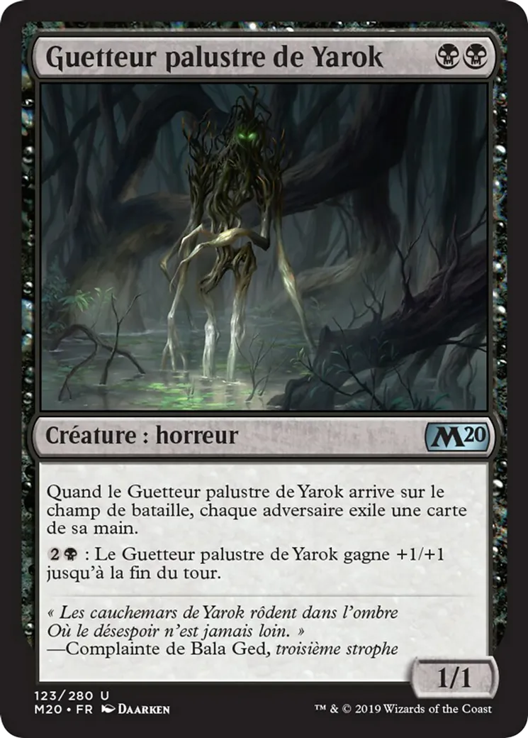 Guetteur palustre de Yarok — Core Set 2020 — Magic: The Gathering