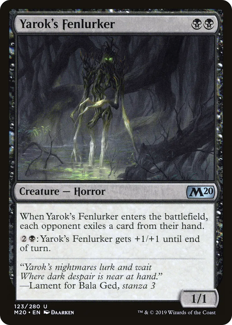 Guetteur palustre de Yarok — Core Set 2020 — Magic: The Gathering