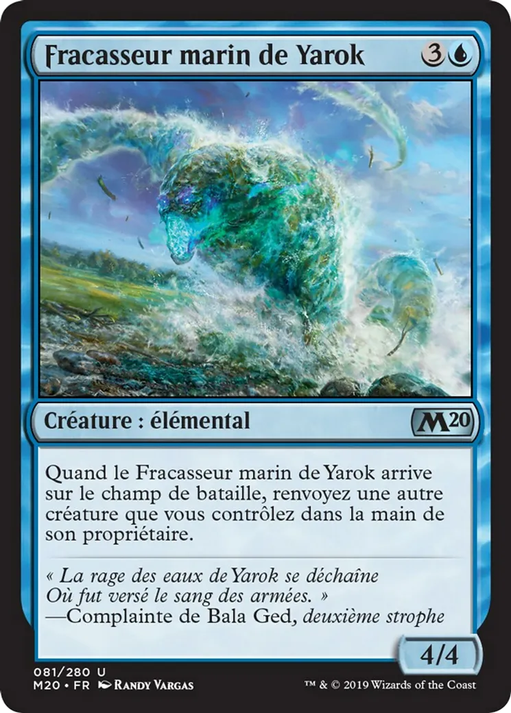 Fracasseur marin de Yarok — Core Set 2020 — Magic: The Gathering