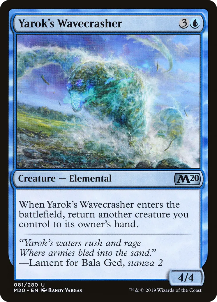 Fracasseur marin de Yarok — Core Set 2020 — Magic: The Gathering