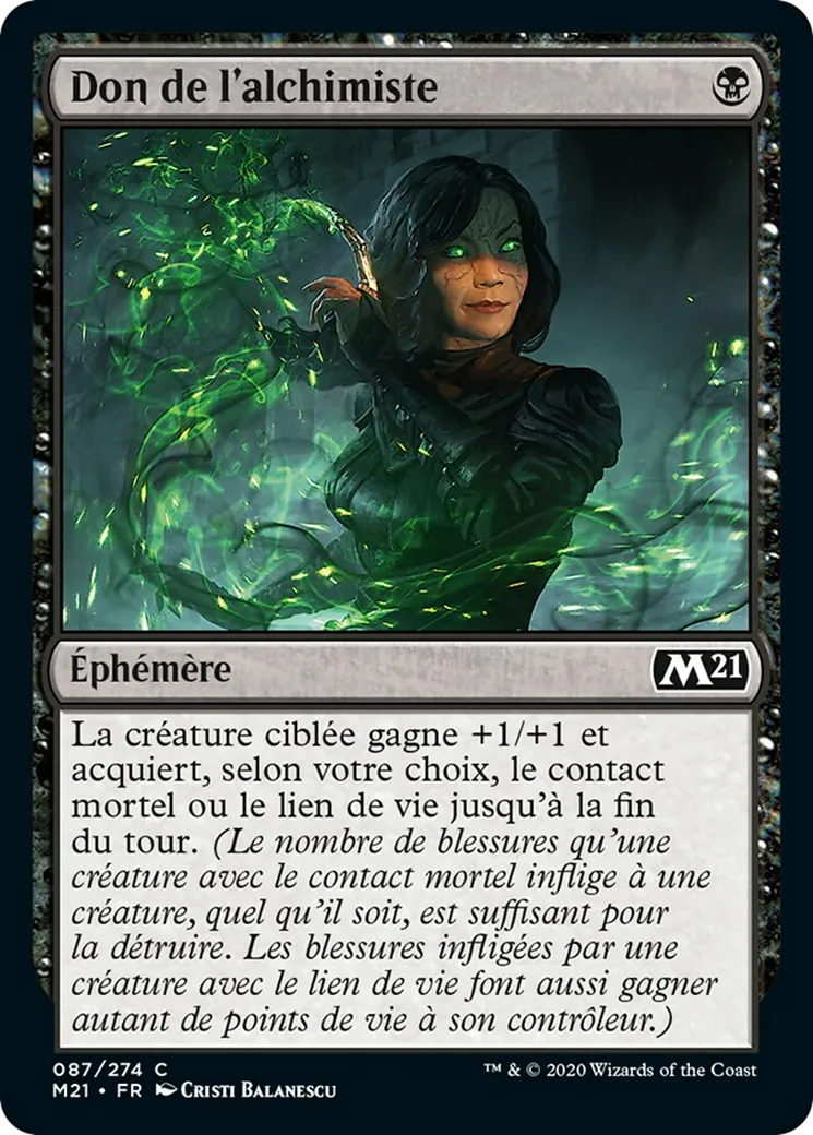 Don de l'alchimiste — Core Set 2021 — Magic: The Gathering
