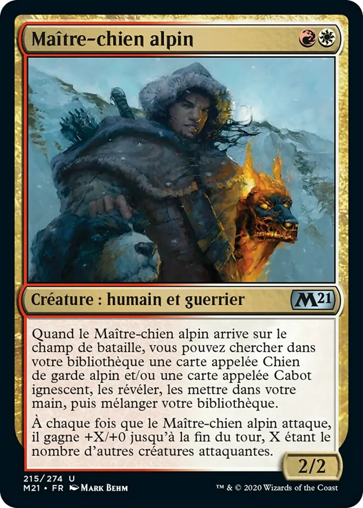Maître-chien alpin — Core Set 2021 — Magic: The Gathering