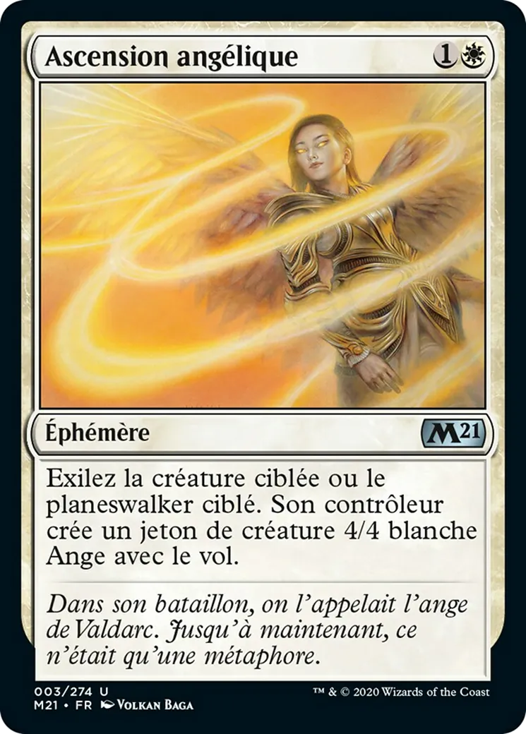 Ascension angélique — Core Set 2021 — Magic: The Gathering