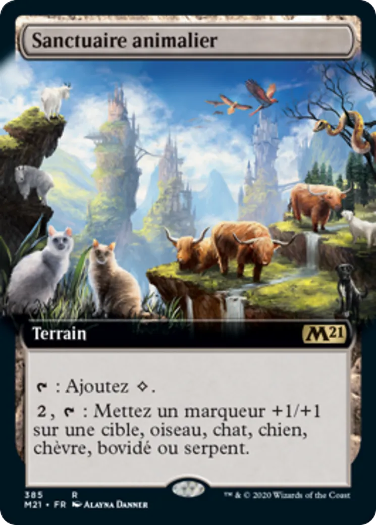 Sanctuaire animalier from Core Set 2021 - Magic: The Gathering