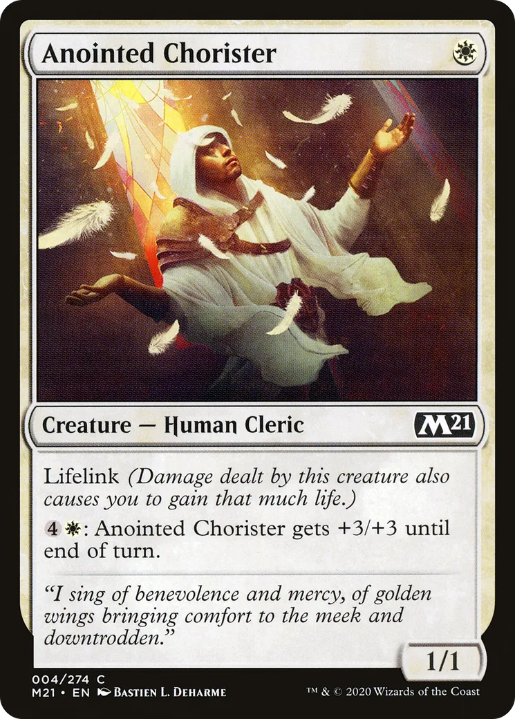 Anointed Chorister — Core Set 2021 — Magic: The Gathering