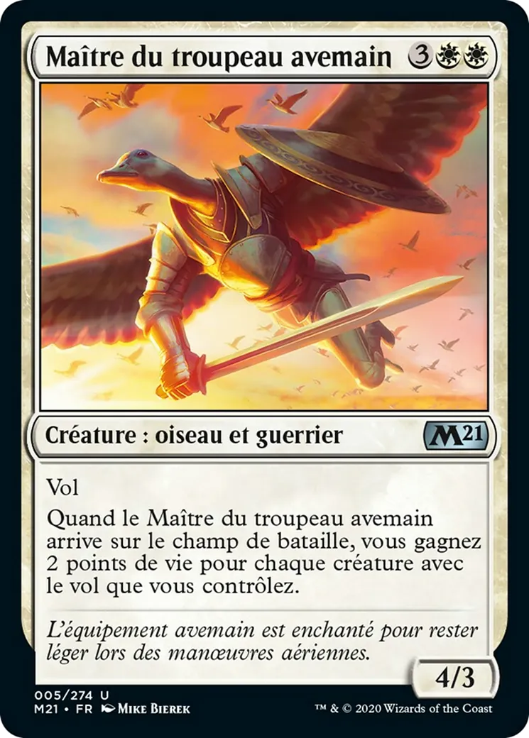 Maître du troupeau avemain — Core Set 2021 — Magic: The Gathering