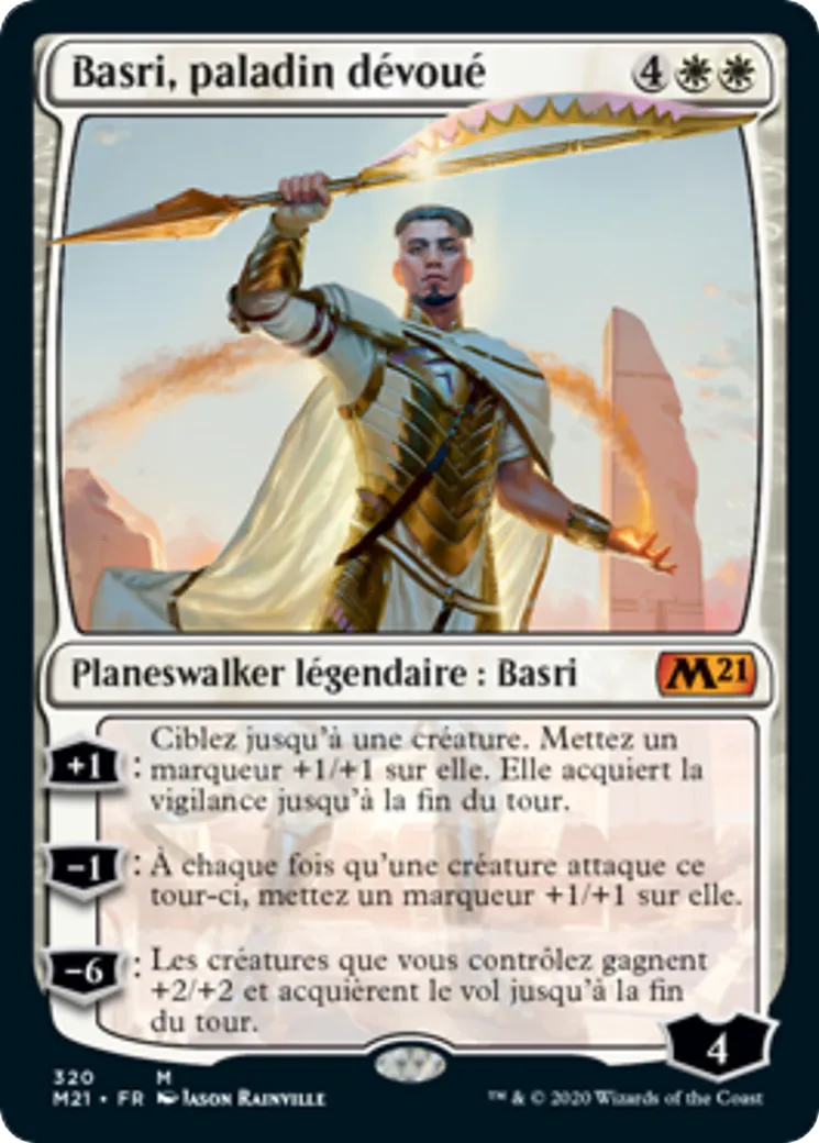 Basri, paladin dévoué — Core Set 2021 — Magic: The Gathering