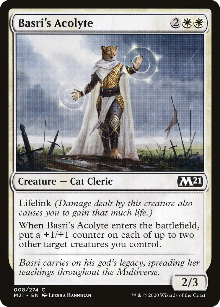 Acolyte de Basri — Core Set 2021 — Magic: The Gathering