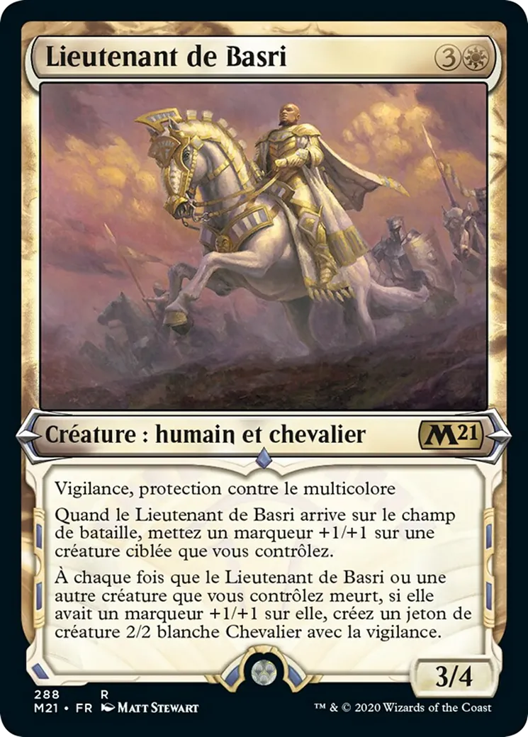 Lieutenant de Basri — Core Set 2021 — Magic: The Gathering