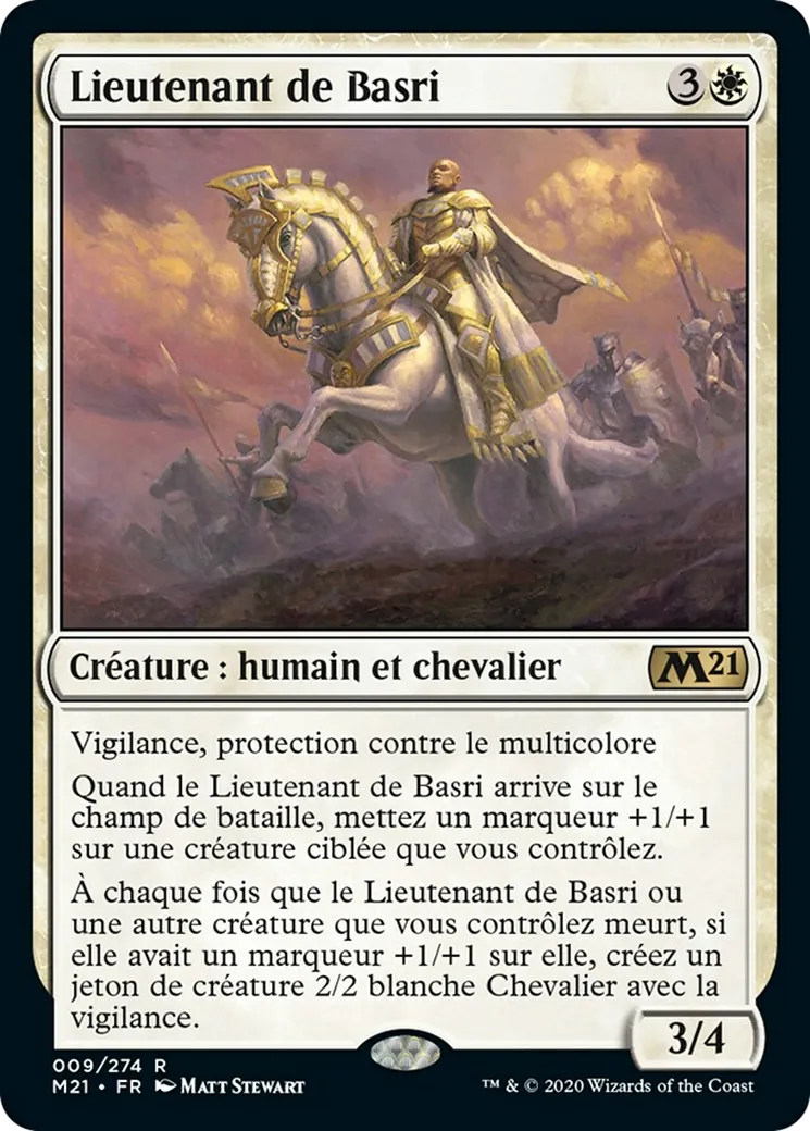 Lieutenant de Basri from Core Set 2021 - Magic: The Gathering