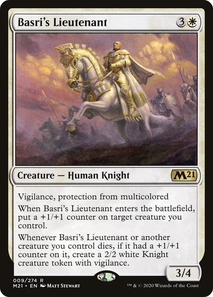 Basri's Lieutenant — Core Set 2021 — Magic: The Gathering