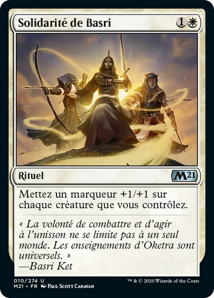 Solidarité de Basri — Core Set 2021 — Magic: The Gathering