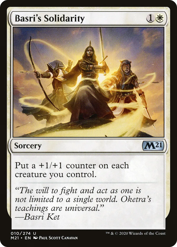Solidarité de Basri — Core Set 2021 — Magic: The Gathering