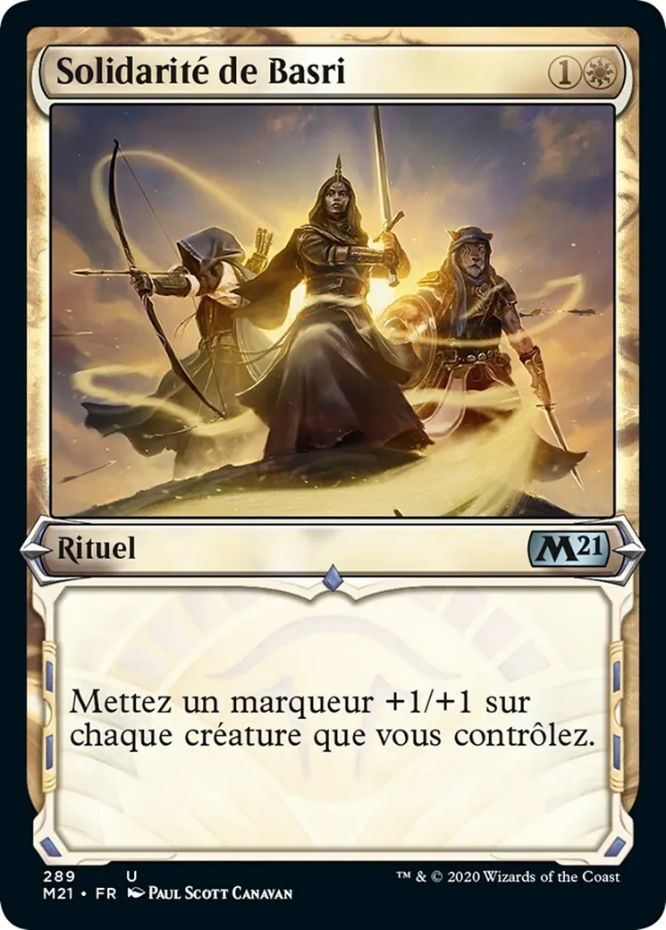 Solidarité de Basri — Core Set 2021 — Magic: The Gathering