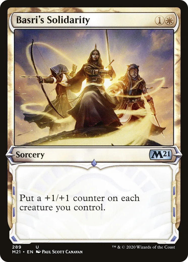 Basri's Solidarity from Core Set 2021 - Magic: The Gathering