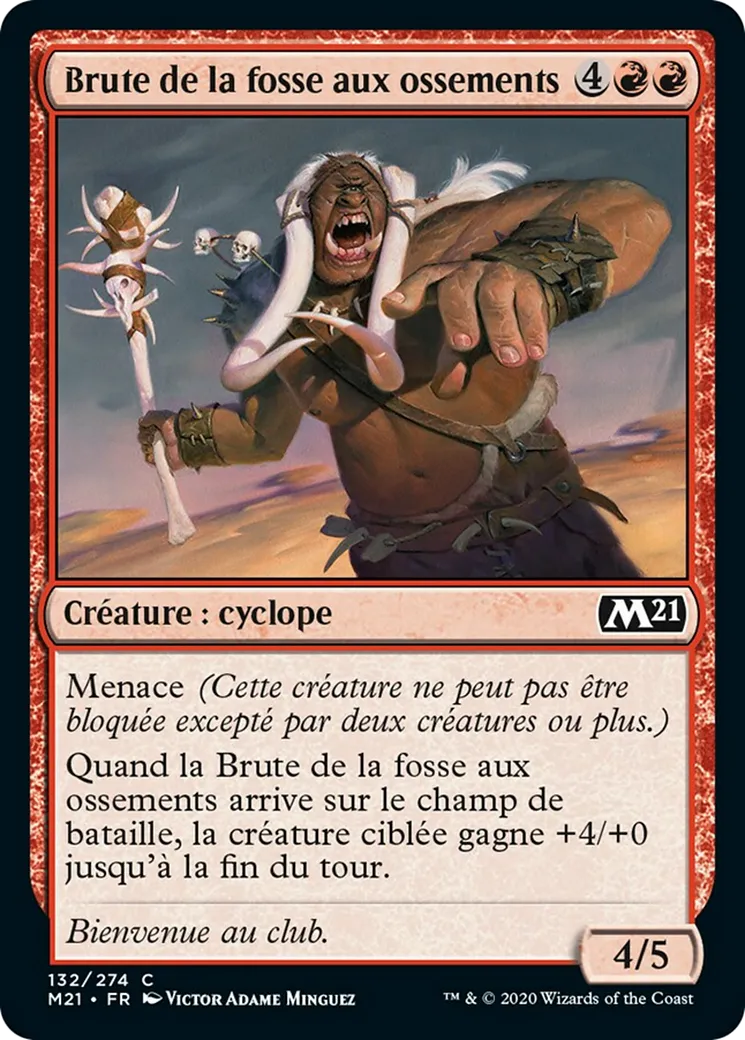 Brute de la fosse aux ossements — Core Set 2021 — Magic: The Gathering