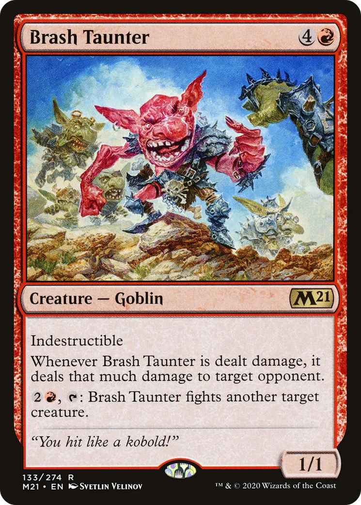 Brash Taunter — Core Set 2021 — Magic: The Gathering