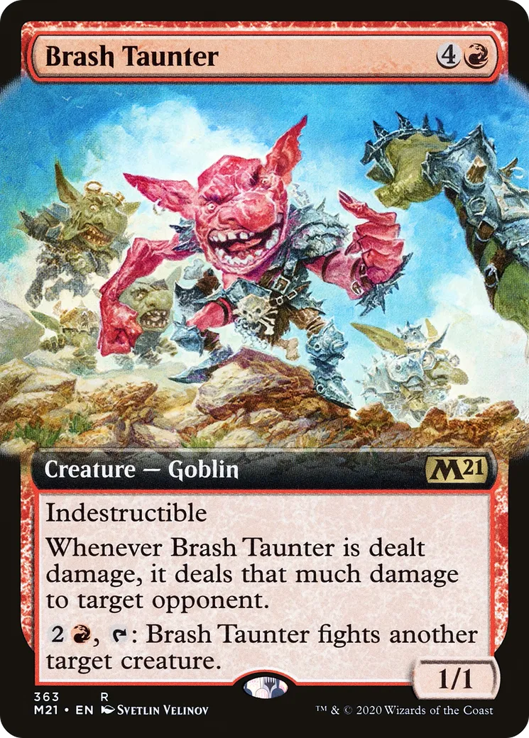 Brash Taunter from Core Set 2021 - Magic: The Gathering